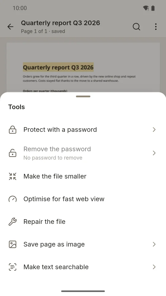 Scan and tools